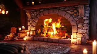 Ambiente acogedor con chimenea crepitante | Sonidos relajantes fuego para combatir el insomnio