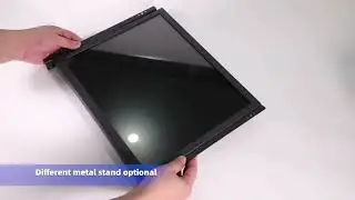 19 inch metal case open frame monitor