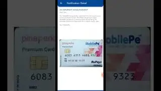 Note down mobilepe Pine Perks card expired in October or November 2023