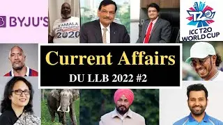 DU LLB 2022 || Current Affairs || Episode 2 || Mega Series ||