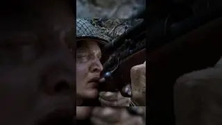 Sniper Kills Nazi MG42 Gunner - Saving Private Ryan (1998)