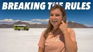 STUCK IN THE SALT FLATS | Solo Buslife Adventure