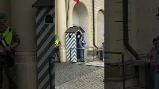 Пражский град. Смена караула.
