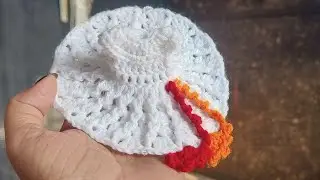 how to make border  2 number Laddu Gopal winter crochet woolen dress learn live with me
