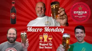 MACRO MONDAY: Estrella Damm by SA Damm Brewing 5.4% ABV Beer Review #beer #beerreview #macromonday