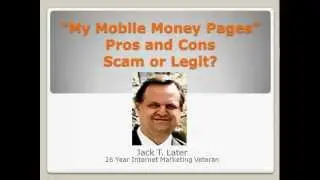 DON'T BUY My Mobile Money Pages by Andrew Davidson! - My Mobile Money Pages Review