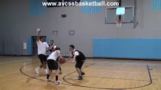 Pick and Roll Quick Hitter Wing to Elbow Left Side for Youth Basketball, Plays, Motion Offense