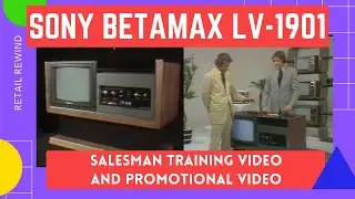 Retro Sony Betamax Salesman Training and Promotional Video 1970s
