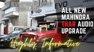 Mahindra Thar Budget Audio upgrade | infinity | Evo Bangalore | Auto Craze