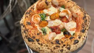 100% biga , 80% hydration, Napoli pizza 