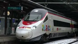 Ausfahrt ETR610 Astoro SG HB 25 01 2023 (4K)