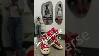Red converse for weekend outfit IDEA #memories #redconverse #weekenoutfit