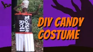 DIY Candy Wrapper Costume | Tootsie Roll Tutorial | Halloween 2020