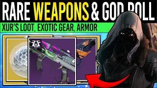 Destiny 2: RARE JUICY ROLL & NEW XUR WEAPONS! Xur Inventory, Exotic Loot & More (6th Feb)