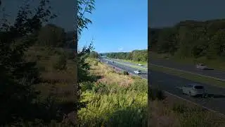 unmarked police car at high speed northbound on M6 motorway at Badger Bridge
