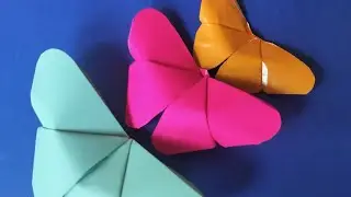 How to make a beautiful butterfly with paper#craftpaper #diy#trending#viralshort 