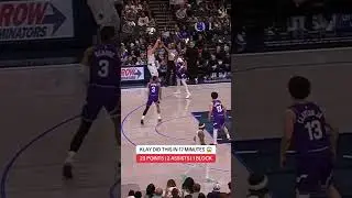 Klay Thompson did this in 17 minutes 🔥
