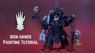 Урок по покраске фигурки Caanok Var - Iron Hands | Warhammer 40,000