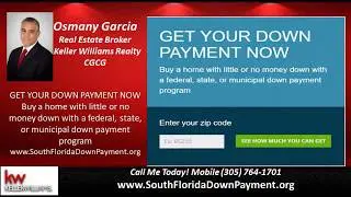 Zero Down Payment to purchase a house in South Florida