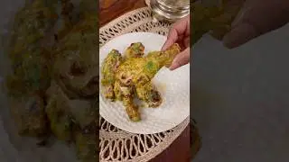 Malai Tangdi kebab in air fryer ￼￼#food #trendingshorts #airfryerrecipes #airfryer #kebab #chicken￼