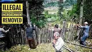 Illegal encroachment removed on forest land