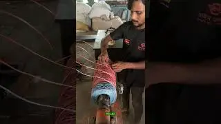 Amazing Rope Making from Plastic Granules #foryouシ #shorts