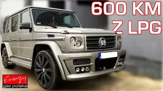 600 KM z LPG! Mercedes G55 AMG 5.5 V8 601 KM 2010r montaż LPG w Energy Gaz Polska Warszawa!