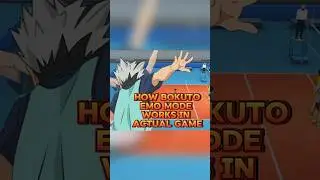 Bokuto's Emo Mode in Actual Game - HAIKYU!! FLY HIGH #haikyuuflyhigh #haikyuu #ハイキュー #bokuto