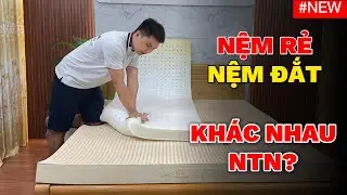 So sánh Nệm Cao Su Thiên Nhiên Vạn Thành và Nệm Cao Su Non Nhân Tạo – Nên Chọn Loại Nào?