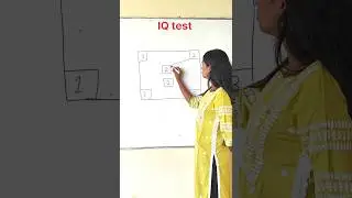 IQ test! Connect the same number without crossing the lines! #challenge #maths #iqtest #game #art