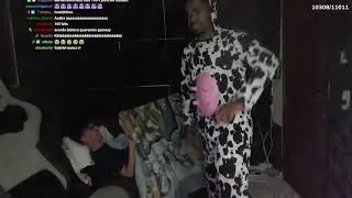 GABRIEL VIROU NPC DE VACA NA LIVE DO BISTECONE! 🤣