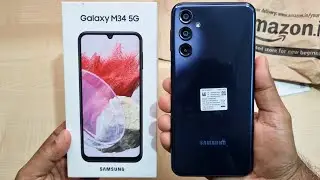 Samsung Galaxy M34 5G 6/128Gb Midnight Blue Unboxing & Setup Fisrt Impression | #GalaxyM34 #Unboxing