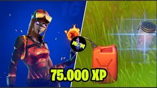 Ignite Structures with Fire in Fortnite Chapter 2 Season 5 - How to get 75k XP (Rare Quest)