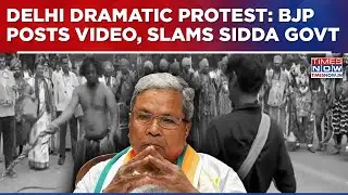 Delhi Drama Goes Viral: Protest Rocks Jantar Mantar | BJP Posts Video, Attacks Siddaramaiah Sarkara