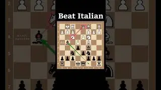 Chess Trick for Black to Beat Italian Game Chess Opening
