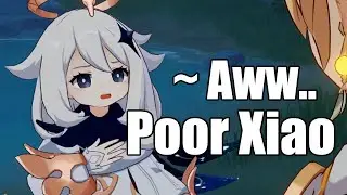 Paimon says Poor Xiao - Languages EN, JP, CN | Genshin Impact