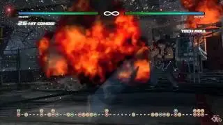 Akira Guaranteed Scramble Death Combo (DOA5LR)