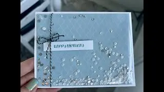 LET'S MAKE a QUICK and EASY SHAKER CARD!