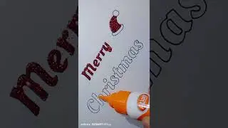 Merry Christmas Glitter ✨🎅🏻Art #glitter #shorts #video