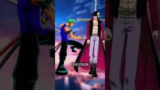 Who is stronger? Zoro vs Mihawk #zoro #mihawk #edit