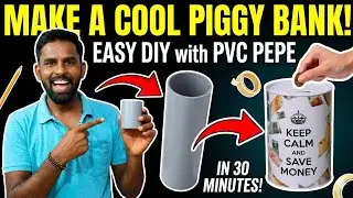 உண்டியல் செய்வது எப்படி | How Make Piggy Bank #piggybank #உண்டியல் #Undiyal #Techviji #experiment