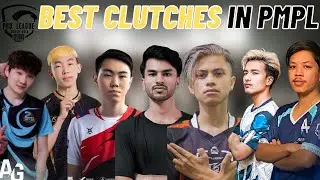 Best Clutches In PMPL South-Asia Finals l Best 1v4 , 1v3 Moments l