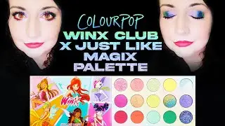 Winx Club X Colourpop Just Like Magix Palette Review & Tutorial W/ Essence Lash Like A Boss Mascara