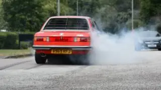 Becky Evans - BMW E21 - Burnout (Meguiars BBQ meet) - QueenB UK.