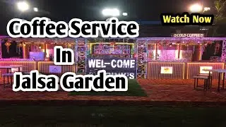 coffee service in Jalsa garden #coffee #coffeebar #takeawaycoffeeindore