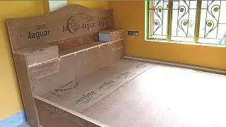 Box khat design 2022 || plywood bed frame || bed design in wood || Showcase bed