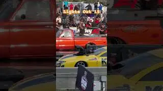 Blown C10 vs Blown Camaro #hotrods #lightsout #sgmp #dragradial #chevy #c10 #camaro #truck #blowers