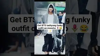 get BTS V 💜 funky outfit 🌷on meesho ✨#shorts #trending #bts #kpopfashion