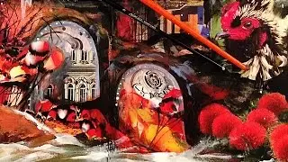 #CACFantasyArt WIP Mixed Media Collage Art Journal