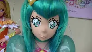 プリキュアと握手